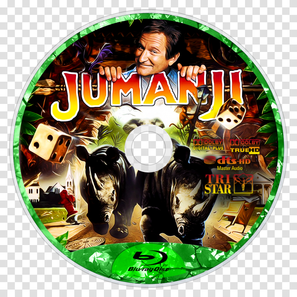 Jumanji, Disk, Dvd, Poster, Advertisement Transparent Png