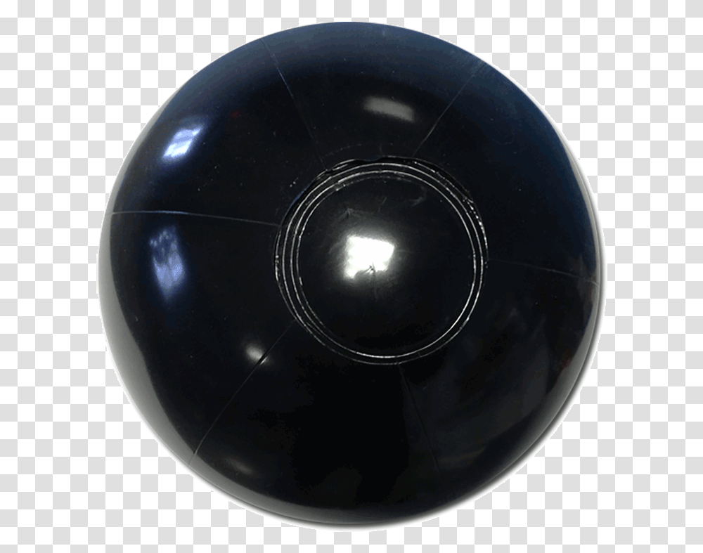 Jumbo Beach Ball 48 Black Download, Sphere, Bowling, Helmet Transparent Png