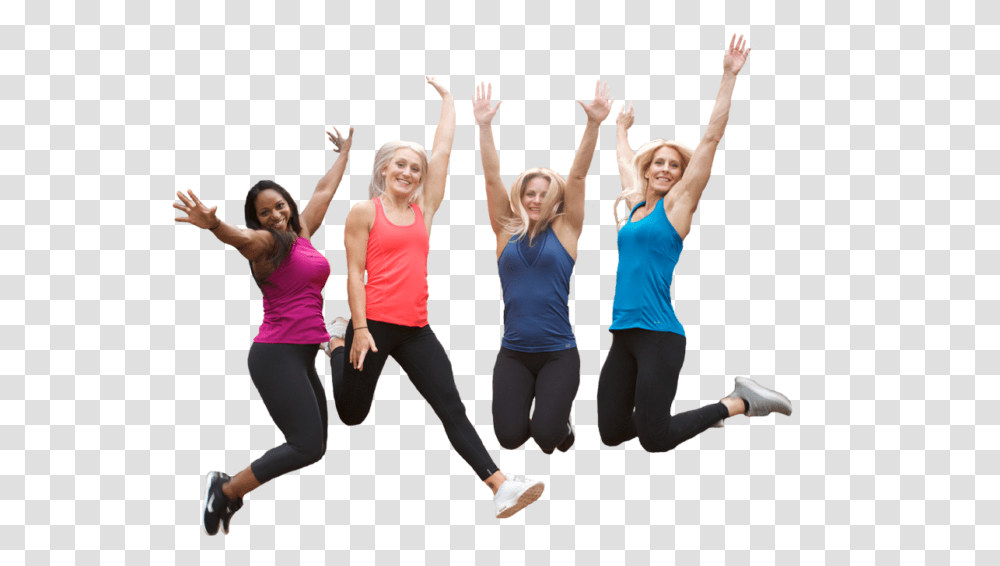 Jump Cutout Group Jumping, Person, Dance Pose, Leisure Activities, Female Transparent Png
