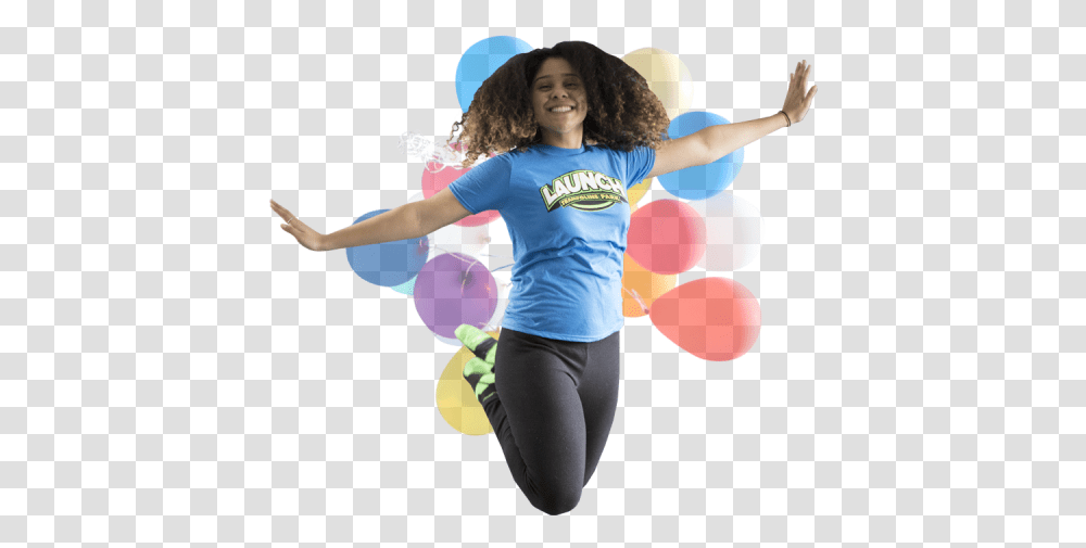 Jump File Exciting Girl Jump, Person, Ball, Female, Sphere Transparent Png