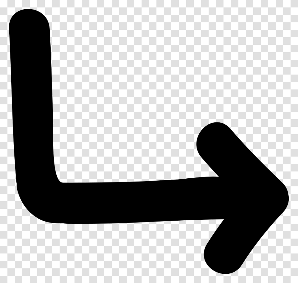 Jump Hand Drawn Arrow Getekende Pijl, Hammer, Tool, Alphabet Transparent Png