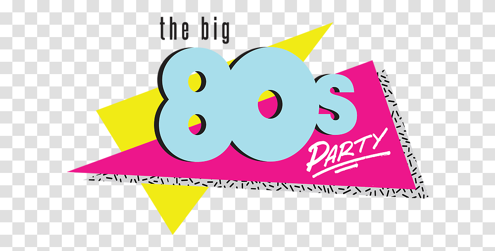 Jump In Your Time Machine And Join Us For The Big 80s Party, Label, Number Transparent Png