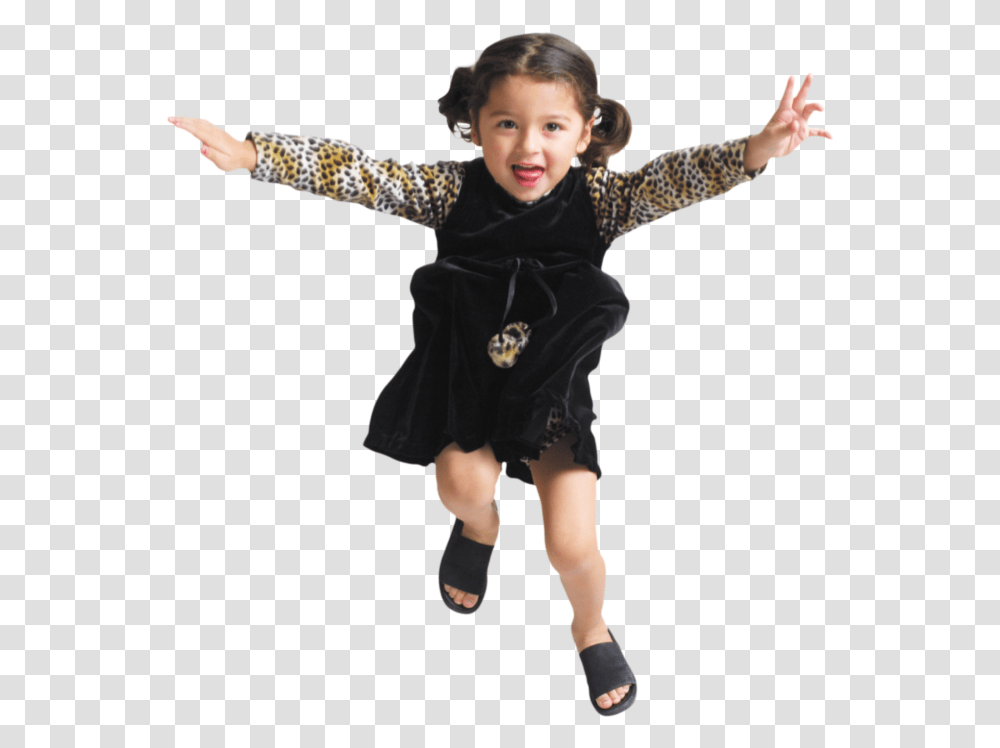 Jump Jumping Girl Little Girl, Person, Sleeve, Boy Transparent Png