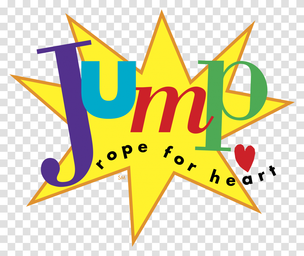 Jump Rope For Heart Logo & Svg Vector Jump Rope For Heart 90s, Symbol, Text, Star Symbol, Lighting Transparent Png