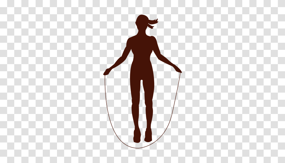 Jump Rope Shape Exercise Silhouette, Person, Human, Bow, Whip Transparent Png