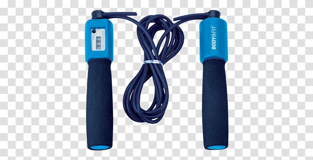 Jump Rope With Extra Weights Jump Rope, Cable, Electronics, Adapter, Computer Transparent Png