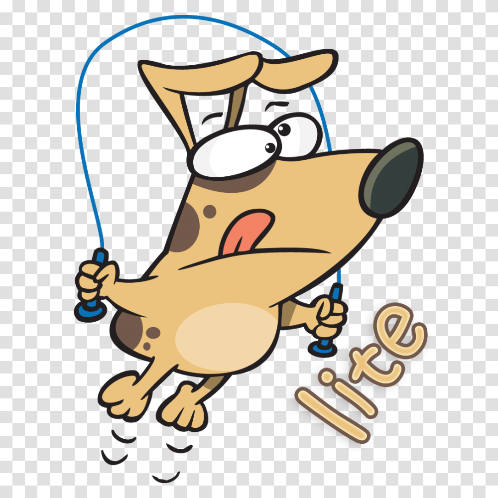 Jump Ropes Dog Jumping Exercise Clip Art, Animal, Doctor, Mammal, Lawn Mower Transparent Png