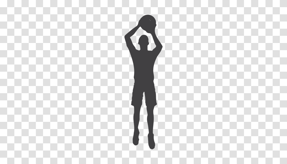 Jump Shot Player Jumper, Person, Human, Silhouette, Hand Transparent Png