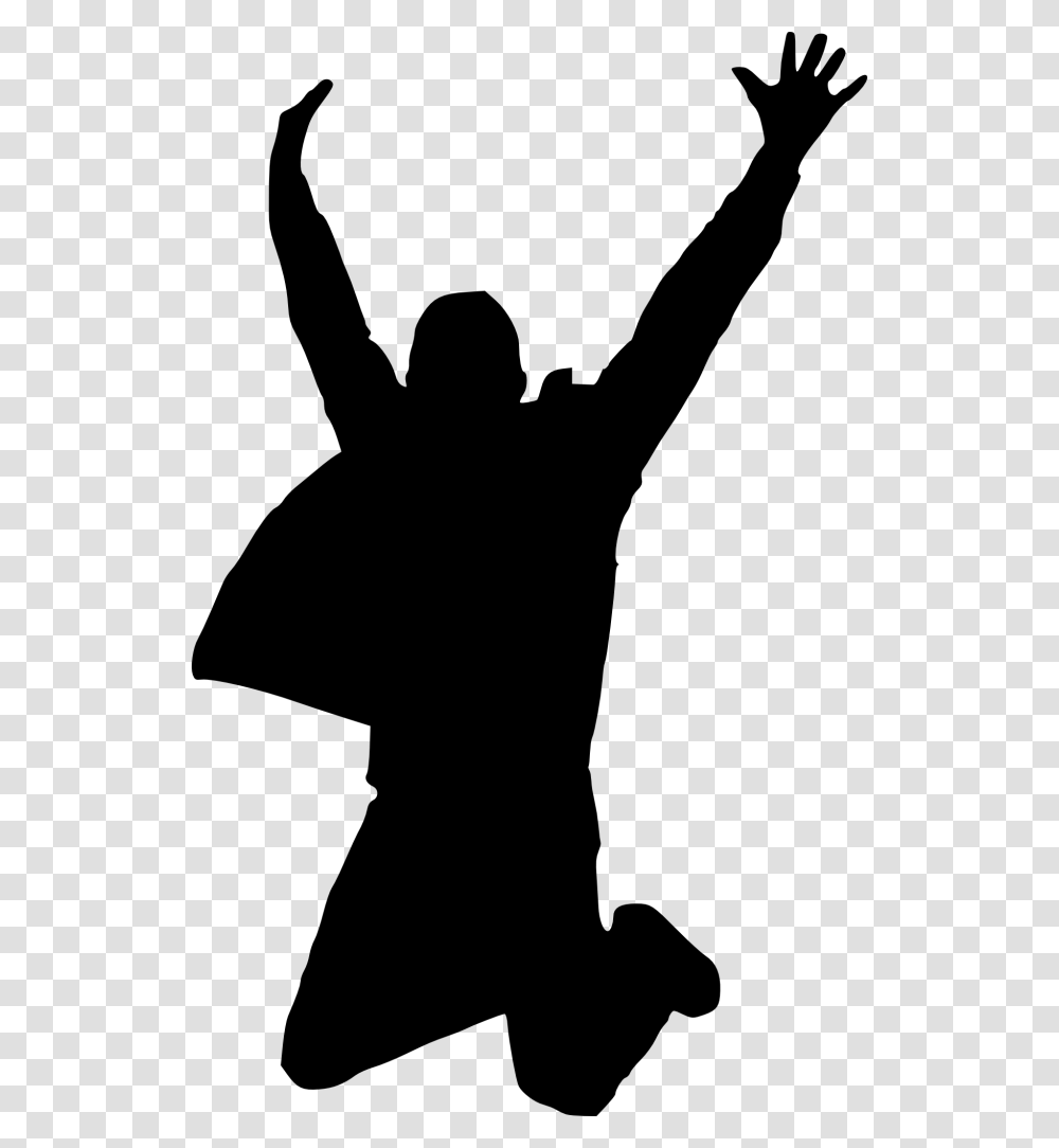 Jump Silhouette, Gray, World Of Warcraft Transparent Png