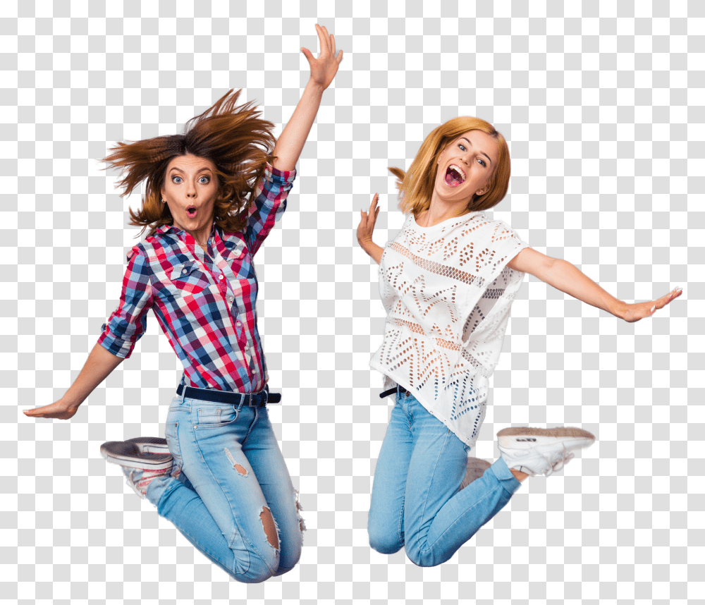 Jumping Business People Girl Jump Happy Transparent Png