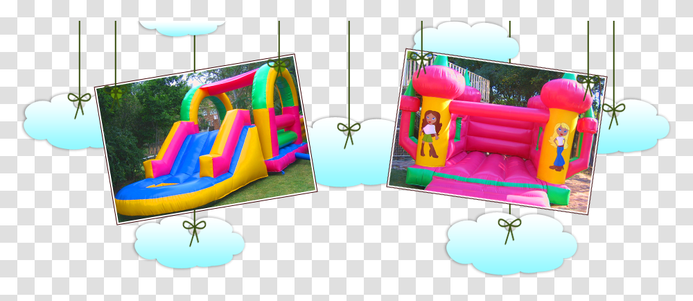 Jumping Castle And Slide Combos Jumping Castle Factory In Pretoria, Inflatable, Indoor Play Area, Playground, Collage Transparent Png