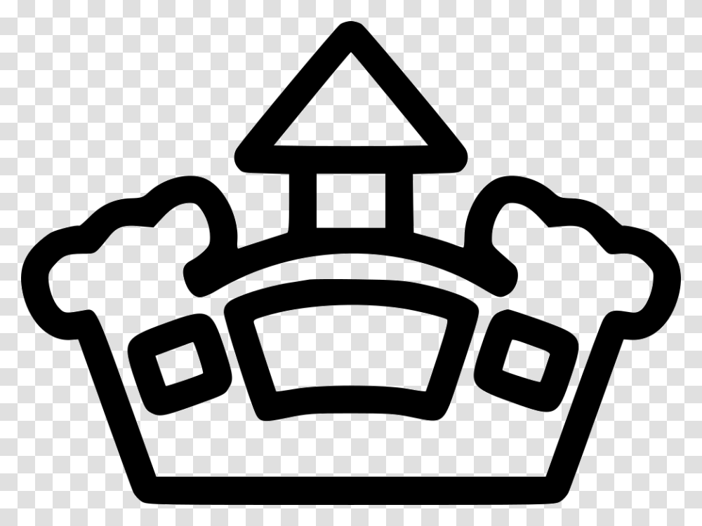 Jumping Castle Free Bounce House Icon, Logo, Trademark, Emblem Transparent Png