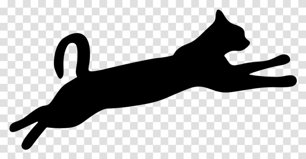 Jumping Cat Silhouette, Gray, World Of Warcraft Transparent Png