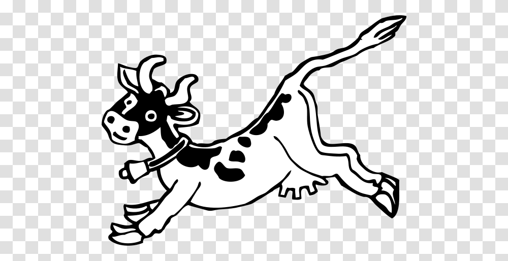 Jumping Cow Clip Arts For Web, Stencil, Label, Mammal Transparent Png