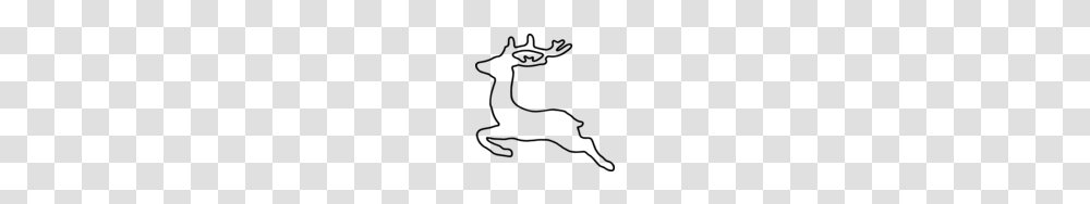 Jumping Deer Silhouette Clipart, Gray, World Of Warcraft Transparent Png