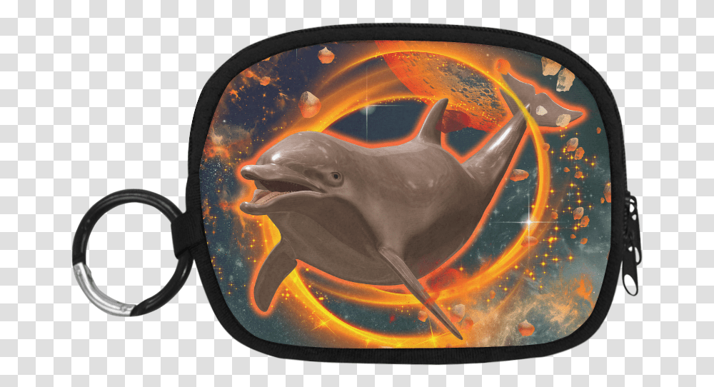 Jumping Dolphin Coin Purse Dolphin On Fire, Mammal, Sea Life, Animal, Sunglasses Transparent Png