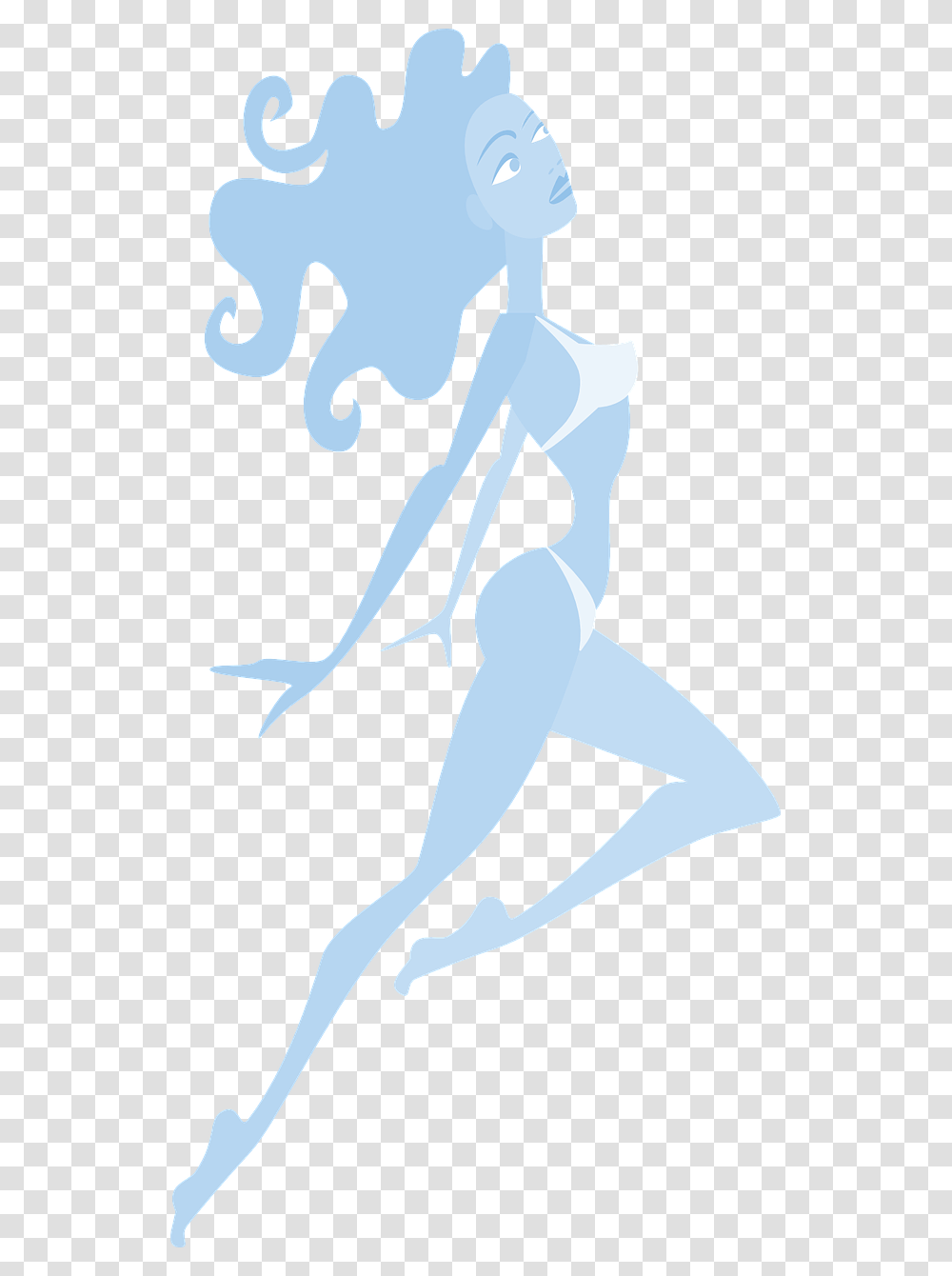Jumping Girl, Drawing Transparent Png