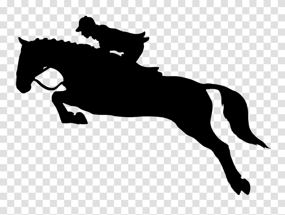 Jumping Horse Silhouette Clipart Cliparthut Free Clipart Sewing, Person, Human, Animal, Mammal Transparent Png