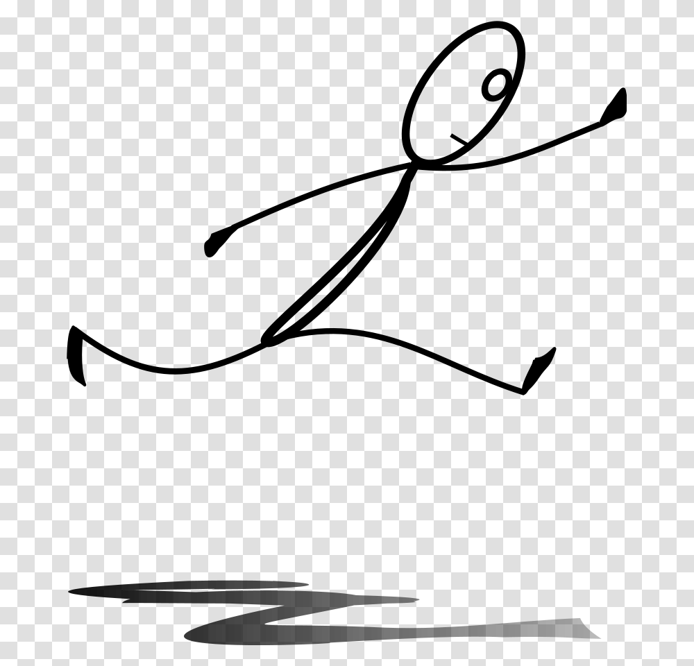 Jumping Jack Clipart Jumping Stick Figure Clipart, Gray, World Of Warcraft Transparent Png