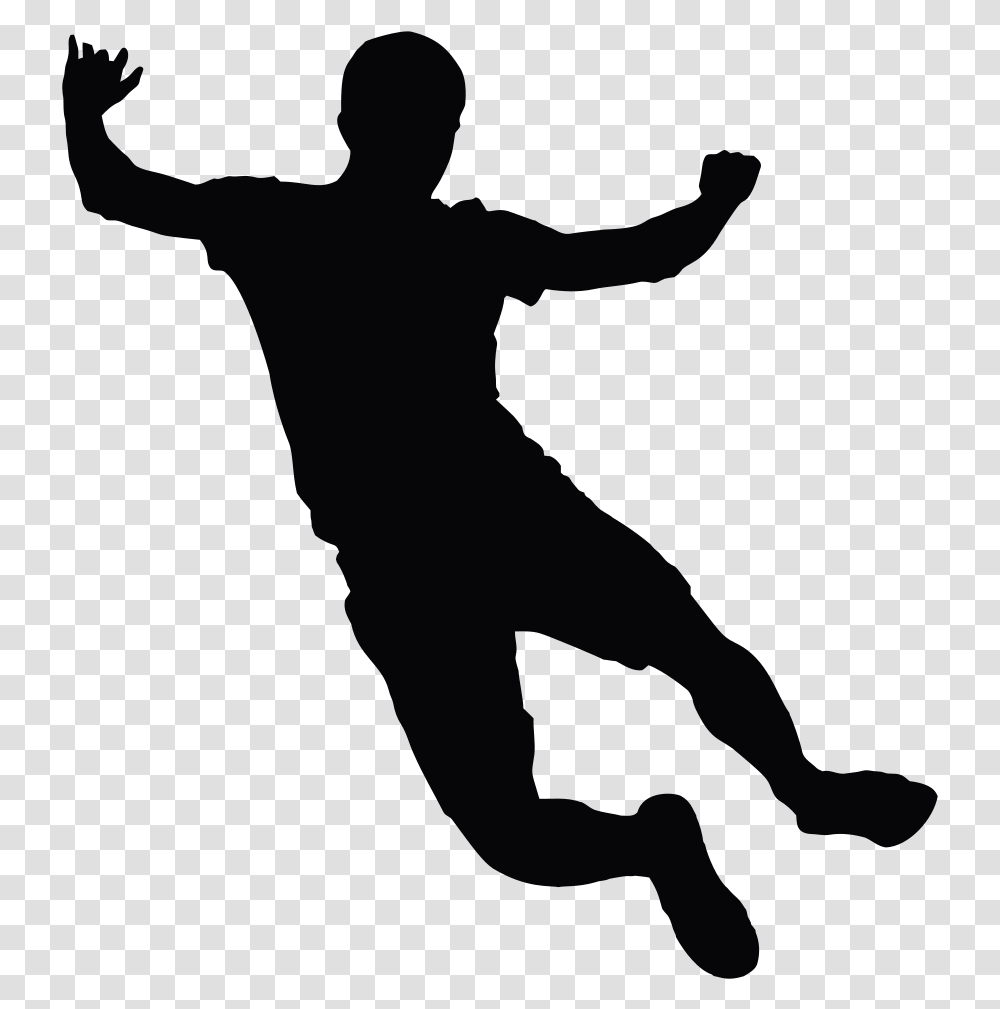 Jumping Man Silhouette Mouse Vs Human Research, Person, Leisure Activities, Back, Stencil Transparent Png