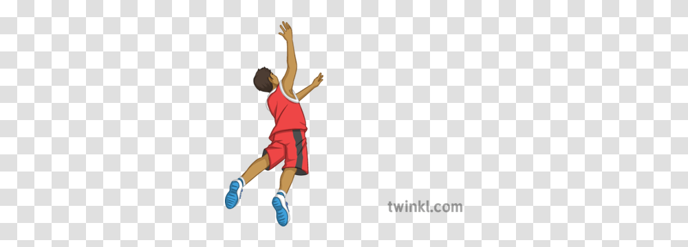 Jumping No Ball Ks3 Ks4 Illustration Basketball Player Shooting No Ball, Person, People, Team Sport, Clothing Transparent Png
