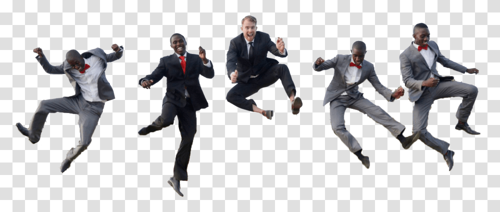 Jumping People Cut Out, Person, Suit, Overcoat Transparent Png