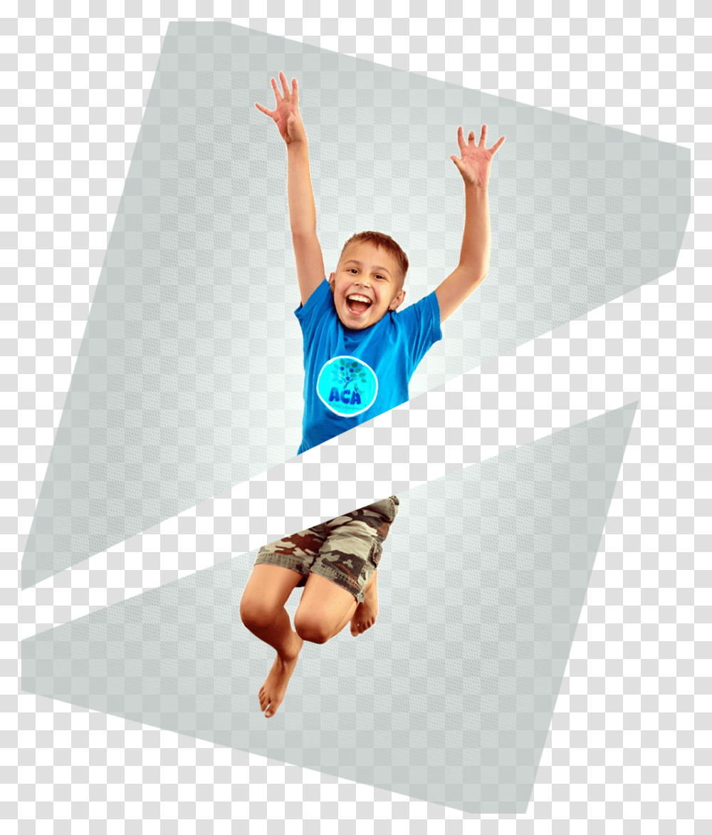 Jumping, Person, Shorts, Rope, Bungee Transparent Png