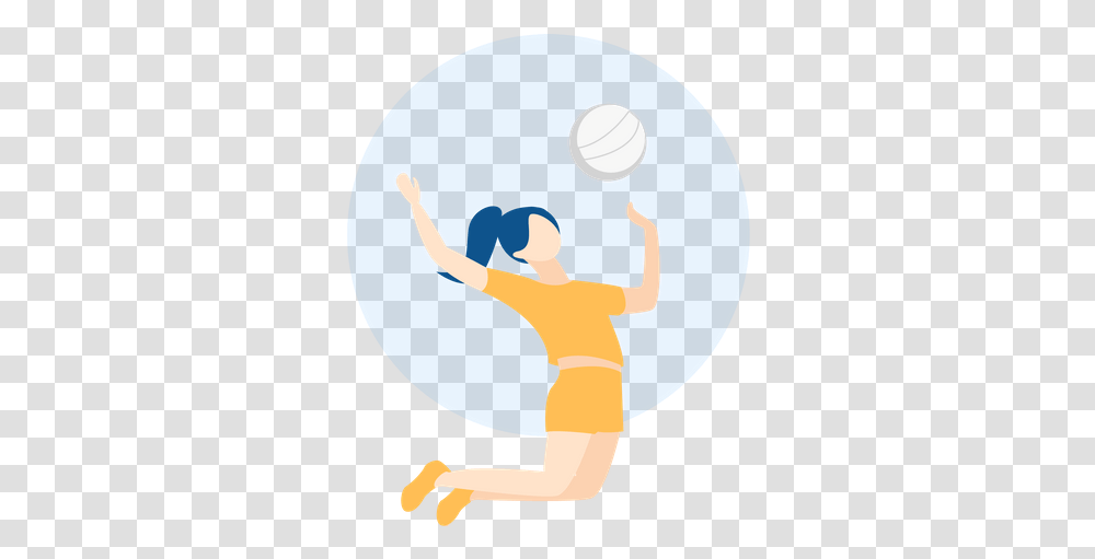 Jumping, Person, Sphere, Sport, Volleyball Transparent Png