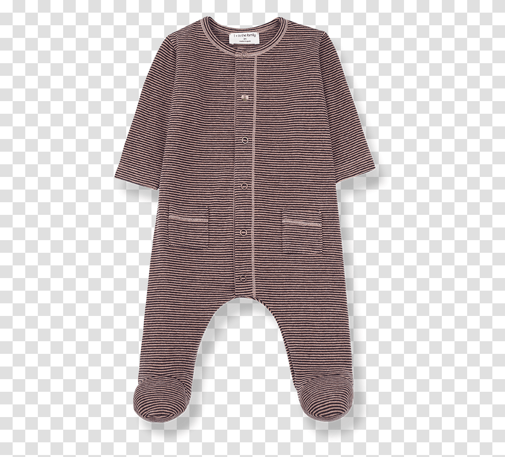 Jumpsuit Mons Thin Stripes Rose Amp Burgundy Cardigan, Apparel, Shirt, Pants Transparent Png