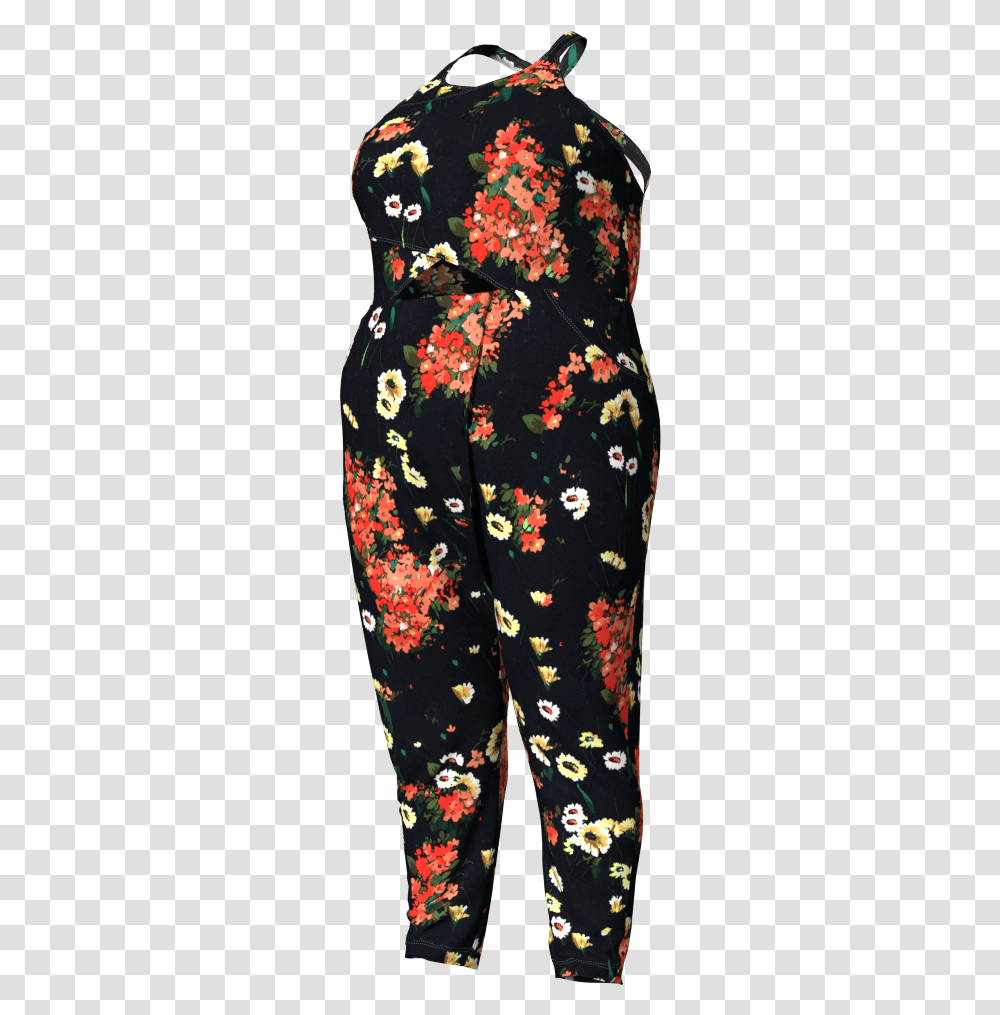 Jumpusit Final Third Floral Pajamas, Sleeve, Long Sleeve, Floral Design Transparent Png