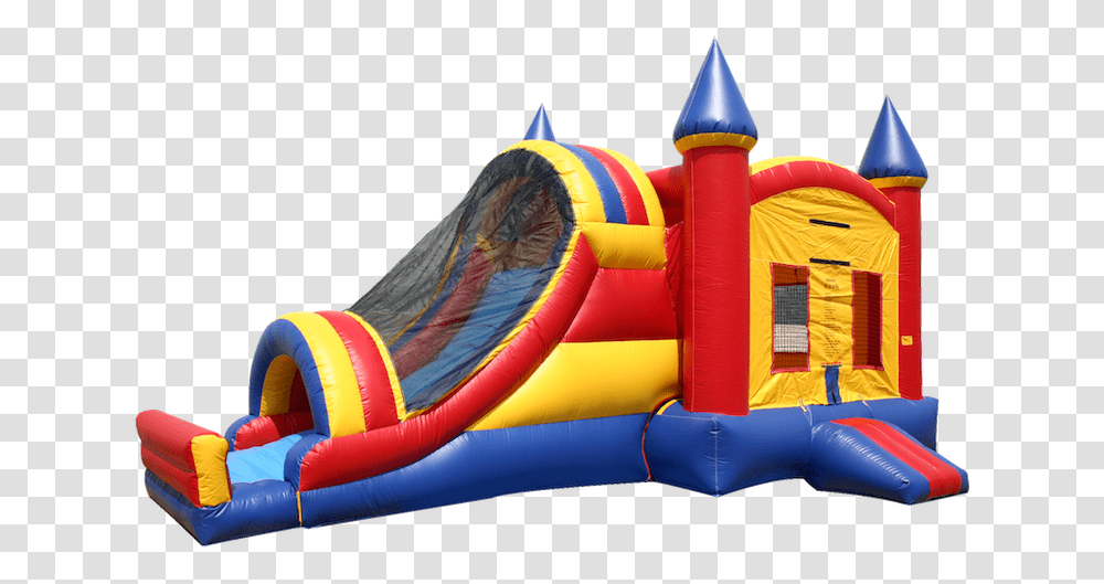 Jumpy House With Slide, Inflatable, Toy Transparent Png