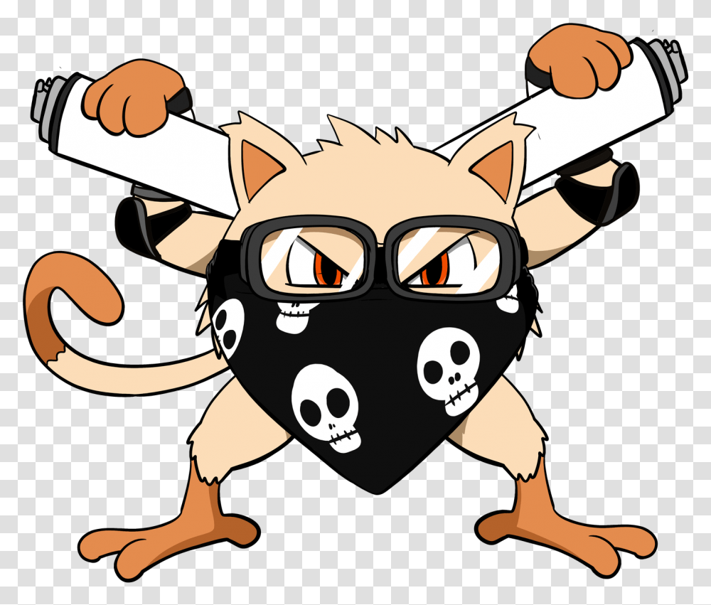 Jun Kasai Cosplaying Mankey Holding Light Tubes Clip Art, Glasses, Accessories, Text, Graphics Transparent Png