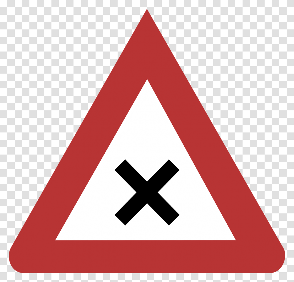 Junction Danger Warning Image Achtung Icon, Triangle, Sign, Road Sign Transparent Png
