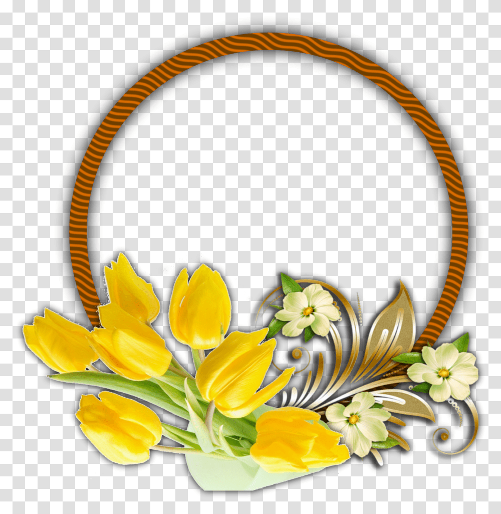 June Clipart Flower Tulip Download Full Size Beautiful Photo Frames, Graphics, Floral Design, Pattern, Plant Transparent Png