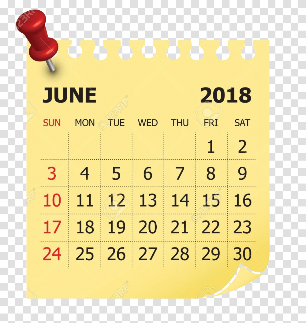 June Clipart Free Images Clip Art June 2018 Calendar Clipart, Menu Transparent Png