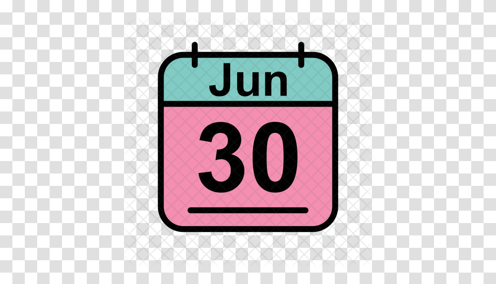 June Icon Of Colored Outline Style 3 In A Circle, Number, Symbol, Text, Road Sign Transparent Png