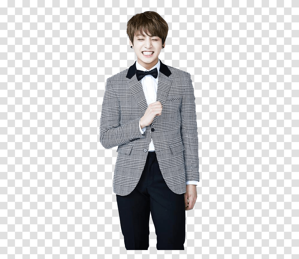 Jungkook Bts Background, Suit, Overcoat, Person Transparent Png