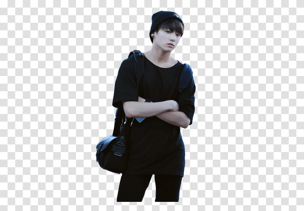 Jungkook Bts Image, Bag, Person, Human, Handbag Transparent Png