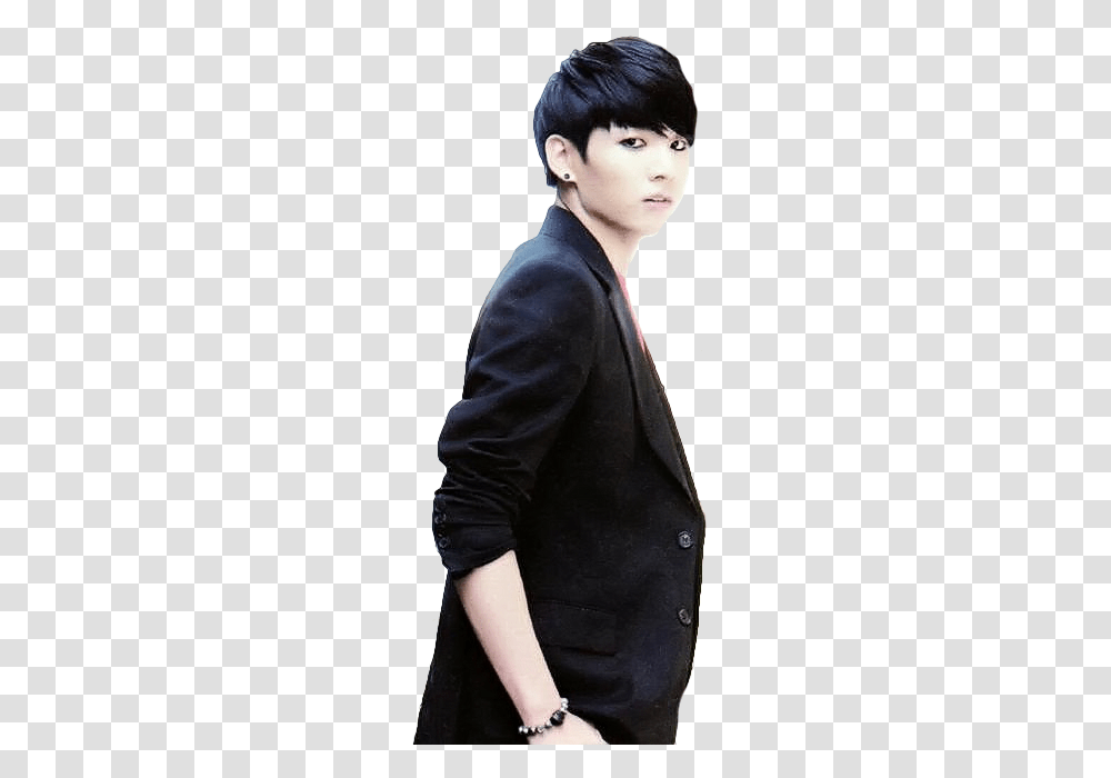 Jungkook, Suit, Overcoat, Person Transparent Png