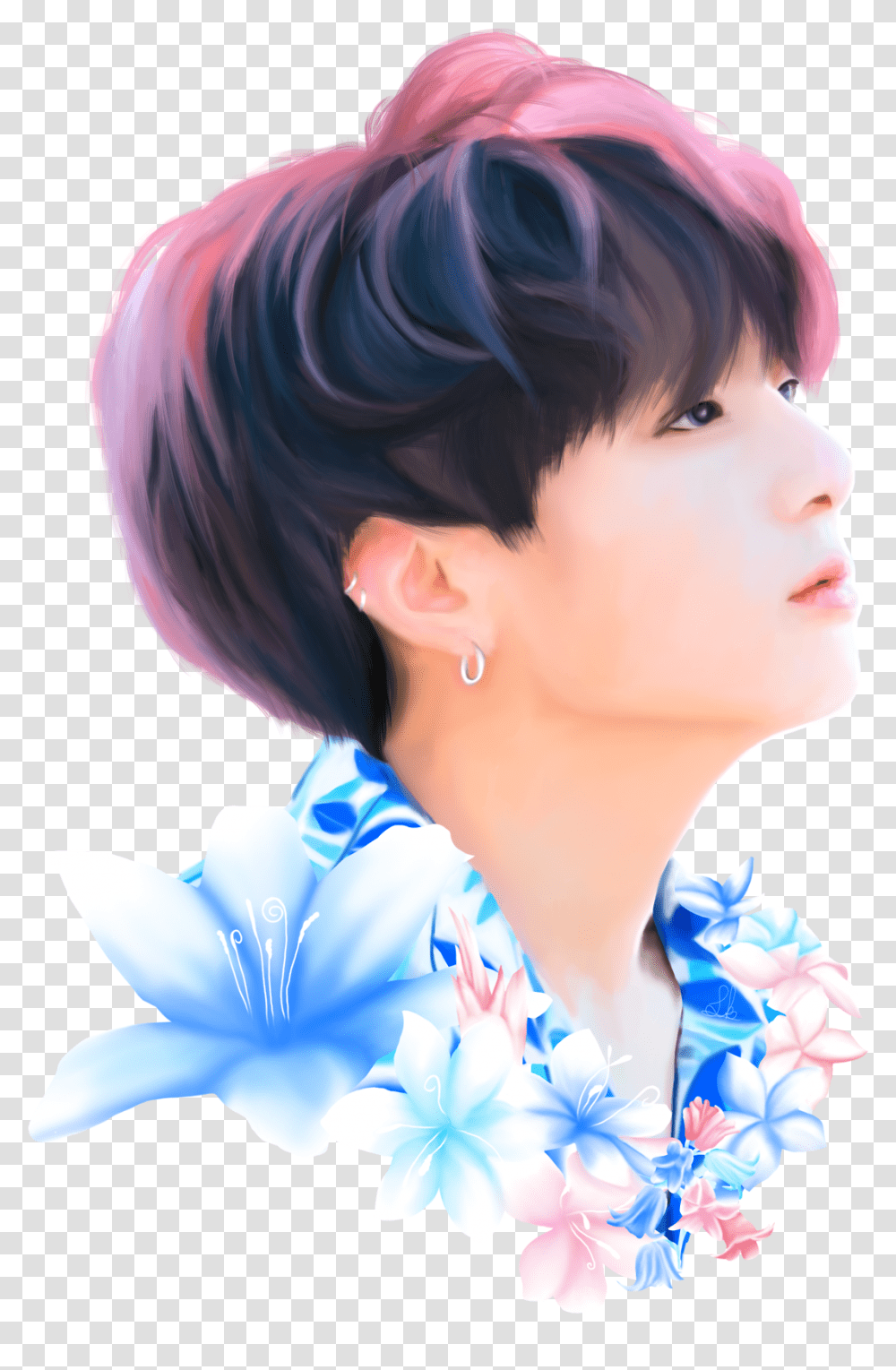 Jungkook Fanart, Person, Face, Accessories Transparent Png