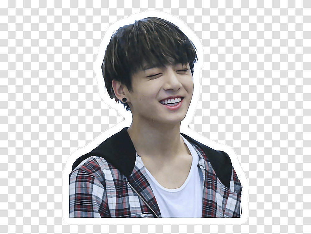 Jungkook Sticker Jungkook, Person, Tie, Accessories Transparent Png