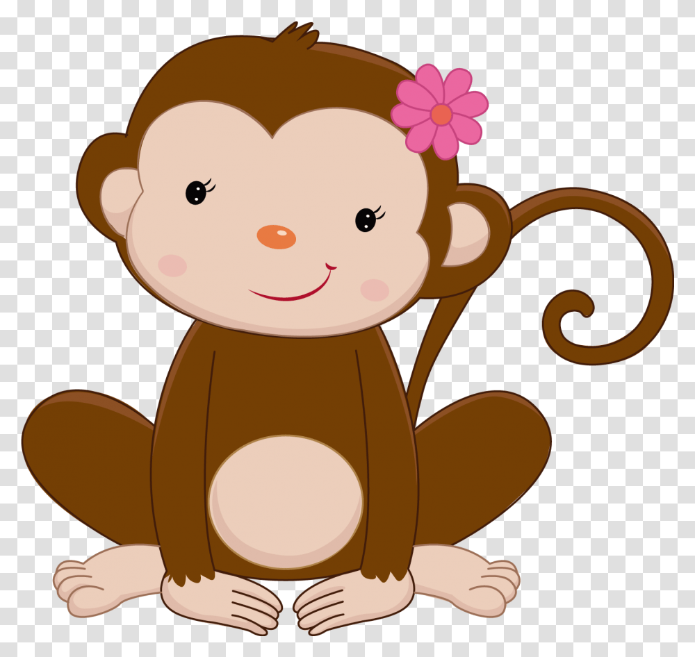 Jungle Animals Cute Monkey Clipart, Toy, Doll, Cupid, Plush Transparent Png