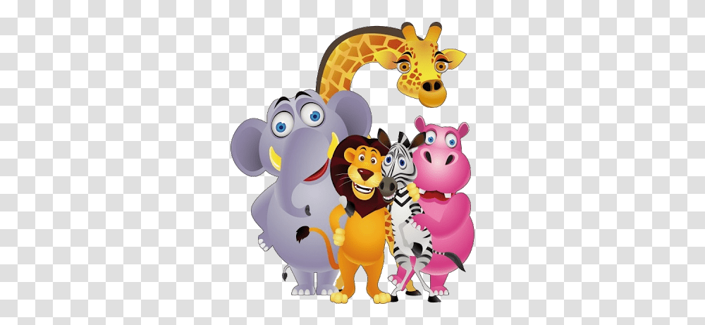 Jungle Animals Picture Animals Cartoon Images, Crowd, Carnival, Leisure Activities, Graphics Transparent Png