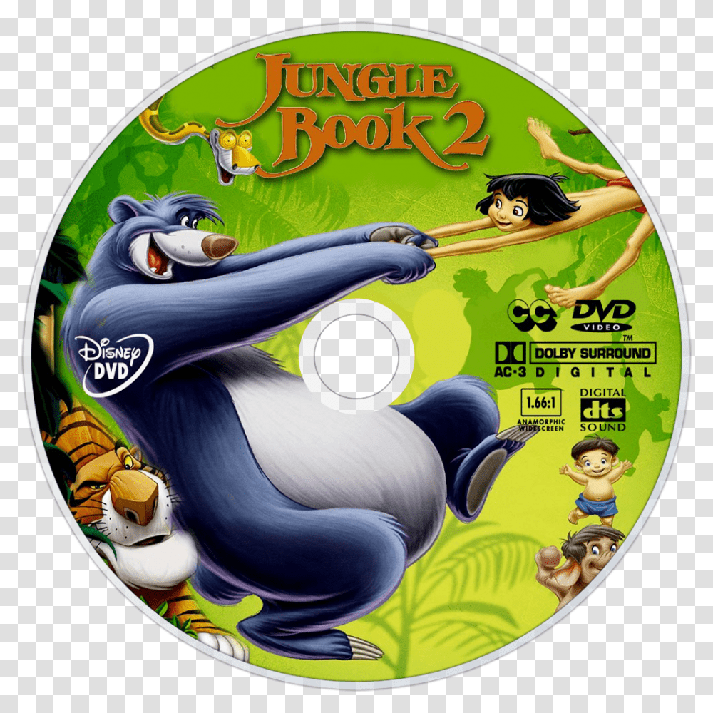 Jungle Book 2 Disc, Disk, Dvd, Person, Human Transparent Png