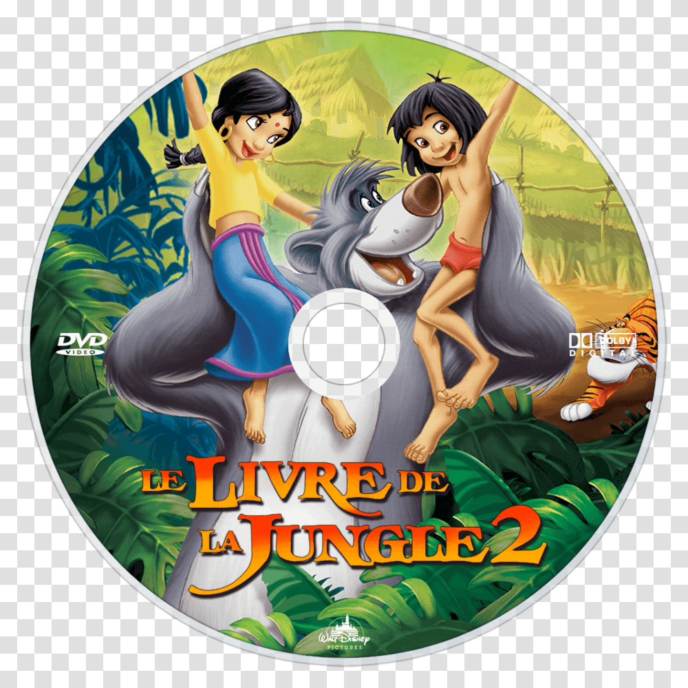 Jungle Book 2 Movie Poster, Disk, Dvd, Person, Human Transparent Png