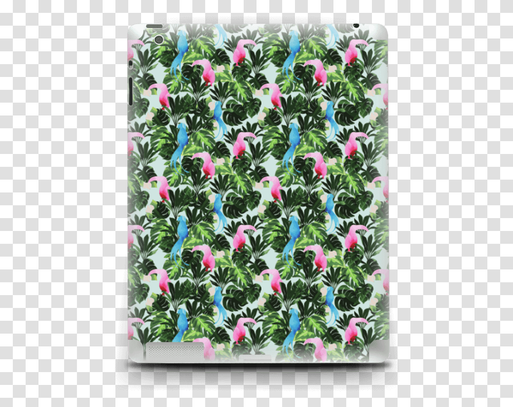 Jungle Leaves Bird Jungle Skin Ipad 432 Petunia Artificial Flower, Plant, Blossom, Text, Pattern Transparent Png