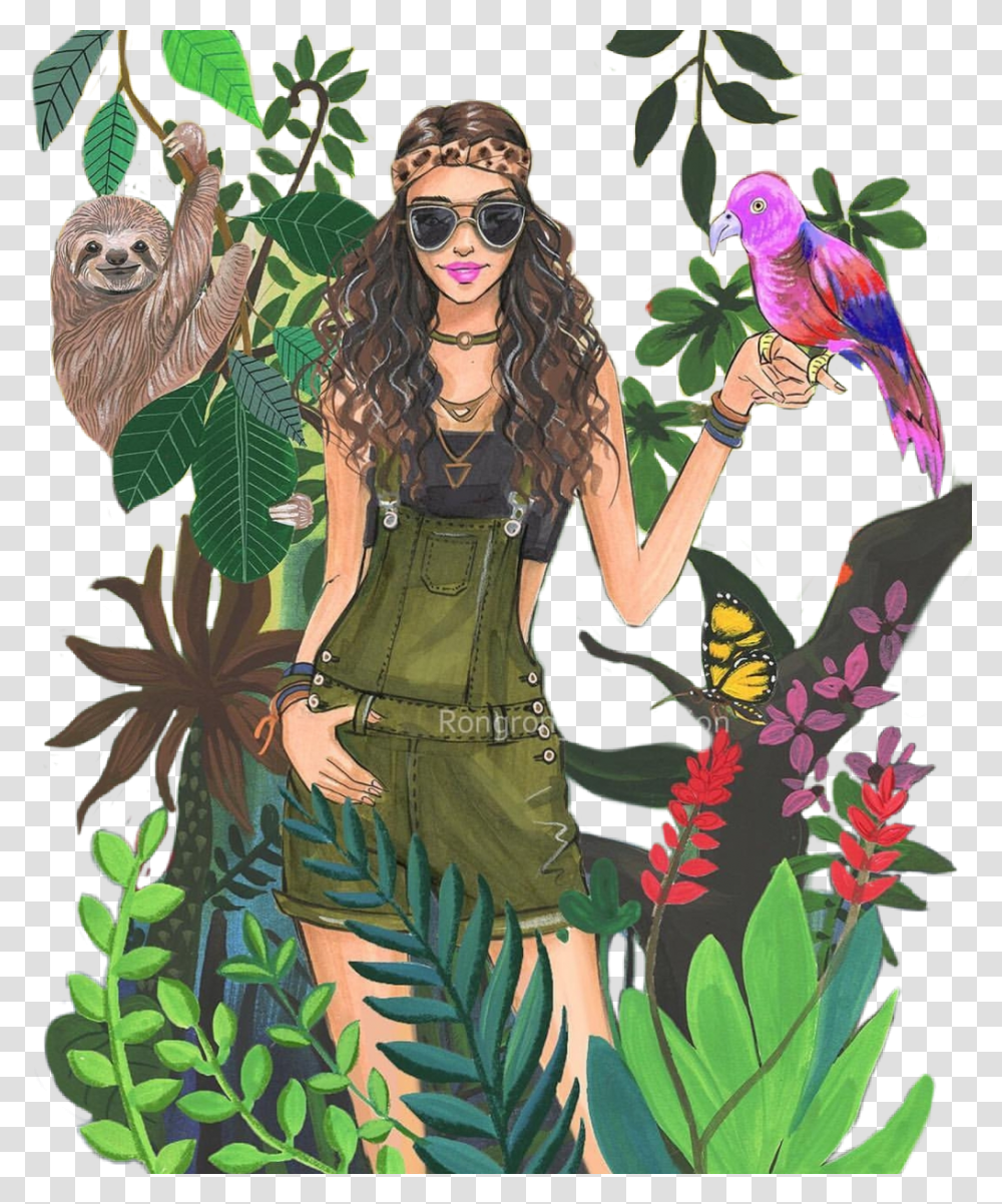 Jungle Plants Trees Flowers And Animals, Sunglasses, Vegetation, Land, Outdoors Transparent Png