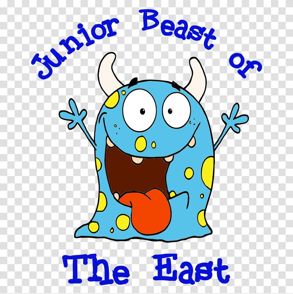 Junior Beast Of The East Logo Cartoon, Poster, Advertisement, Outdoors Transparent Png