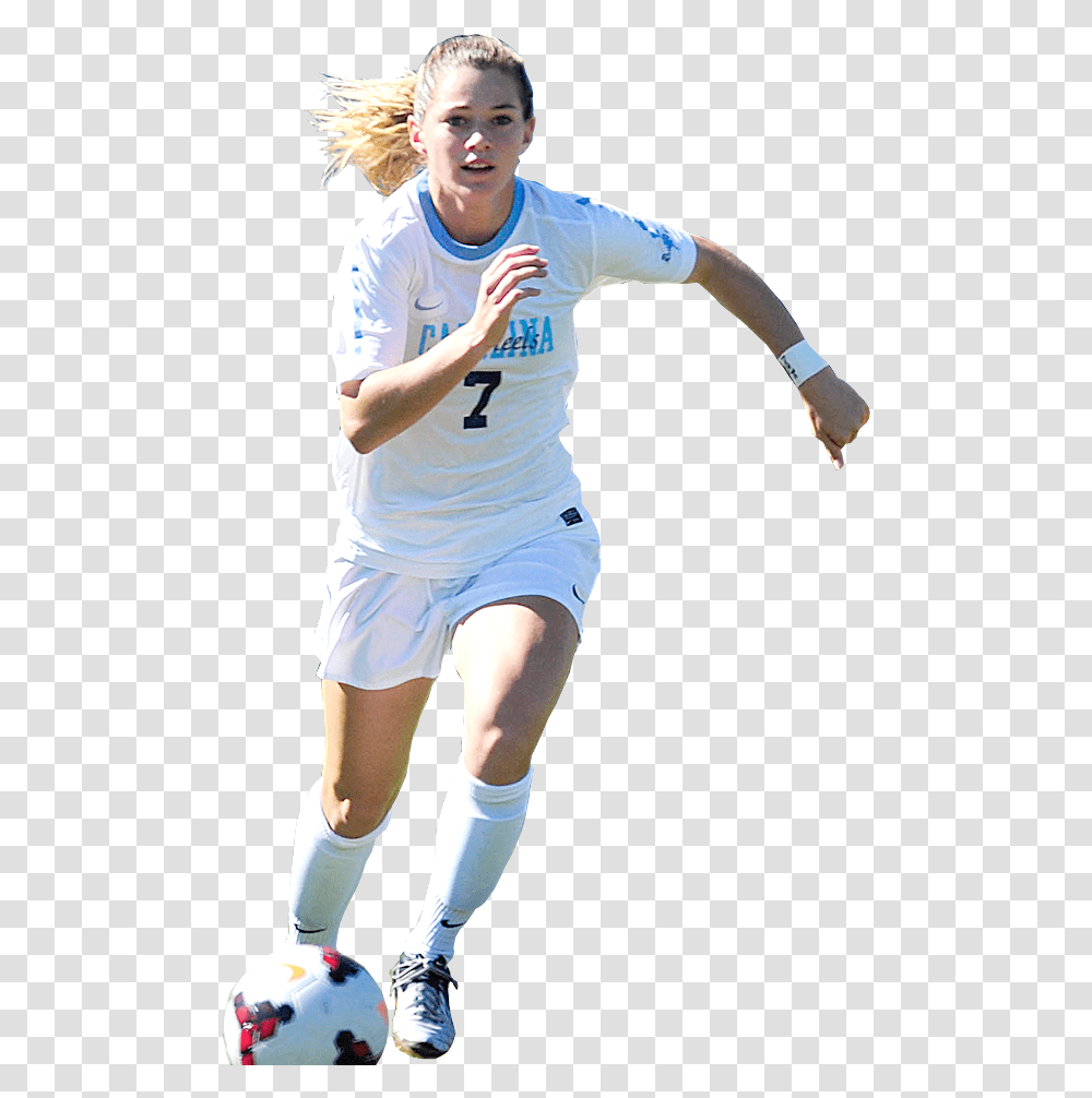 Junior Elite Soccer Camp Chapel Hill Unc Girls Soccer Football Player, Sphere, Person, Clothing, Shorts Transparent Png