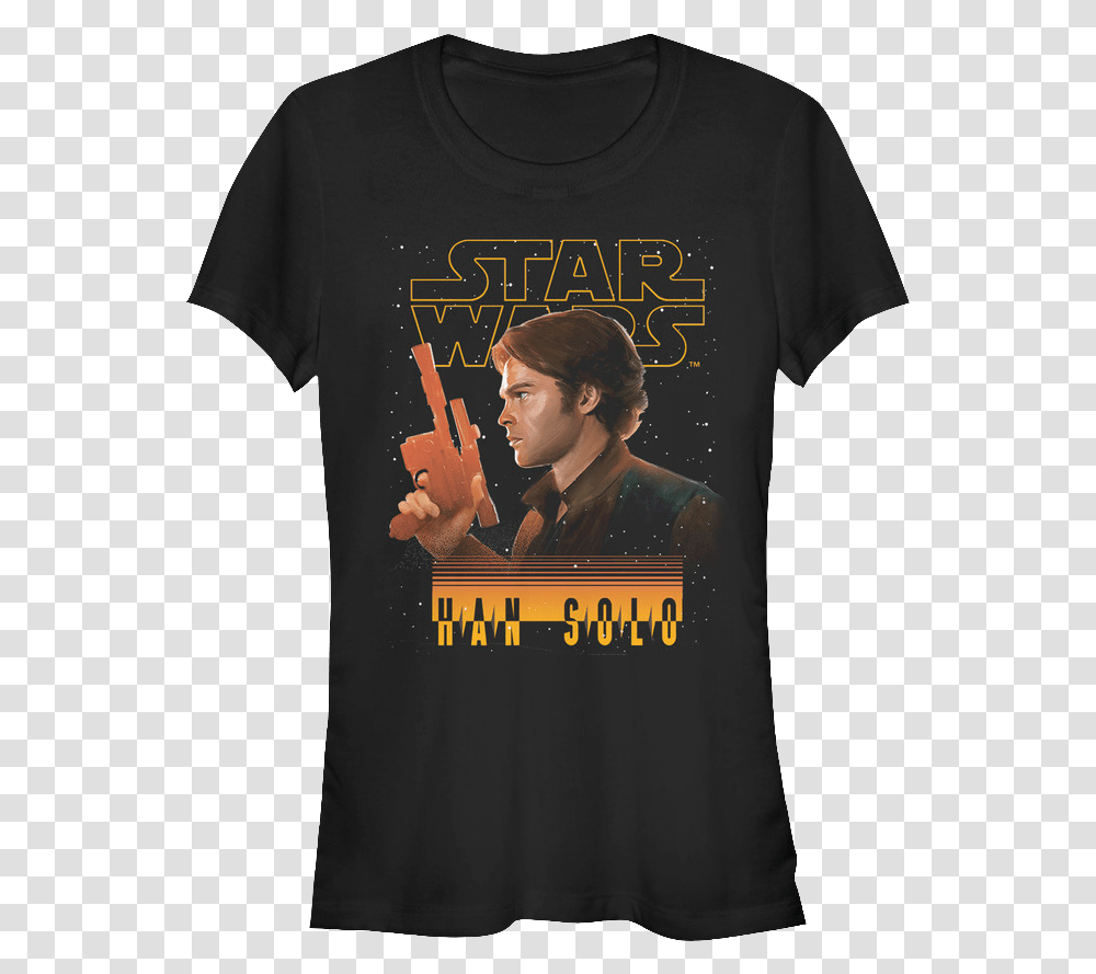 Junior Han Solo Star Wars Shirt T Shirt Han Solo, Apparel, T-Shirt, Person Transparent Png